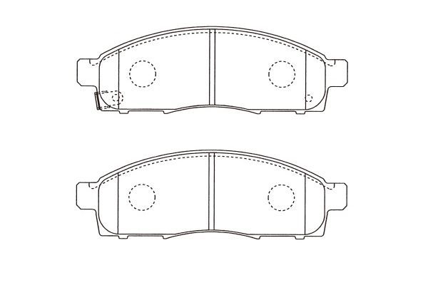 KAVO PARTS Jarrupala, levyjarru BP-6631